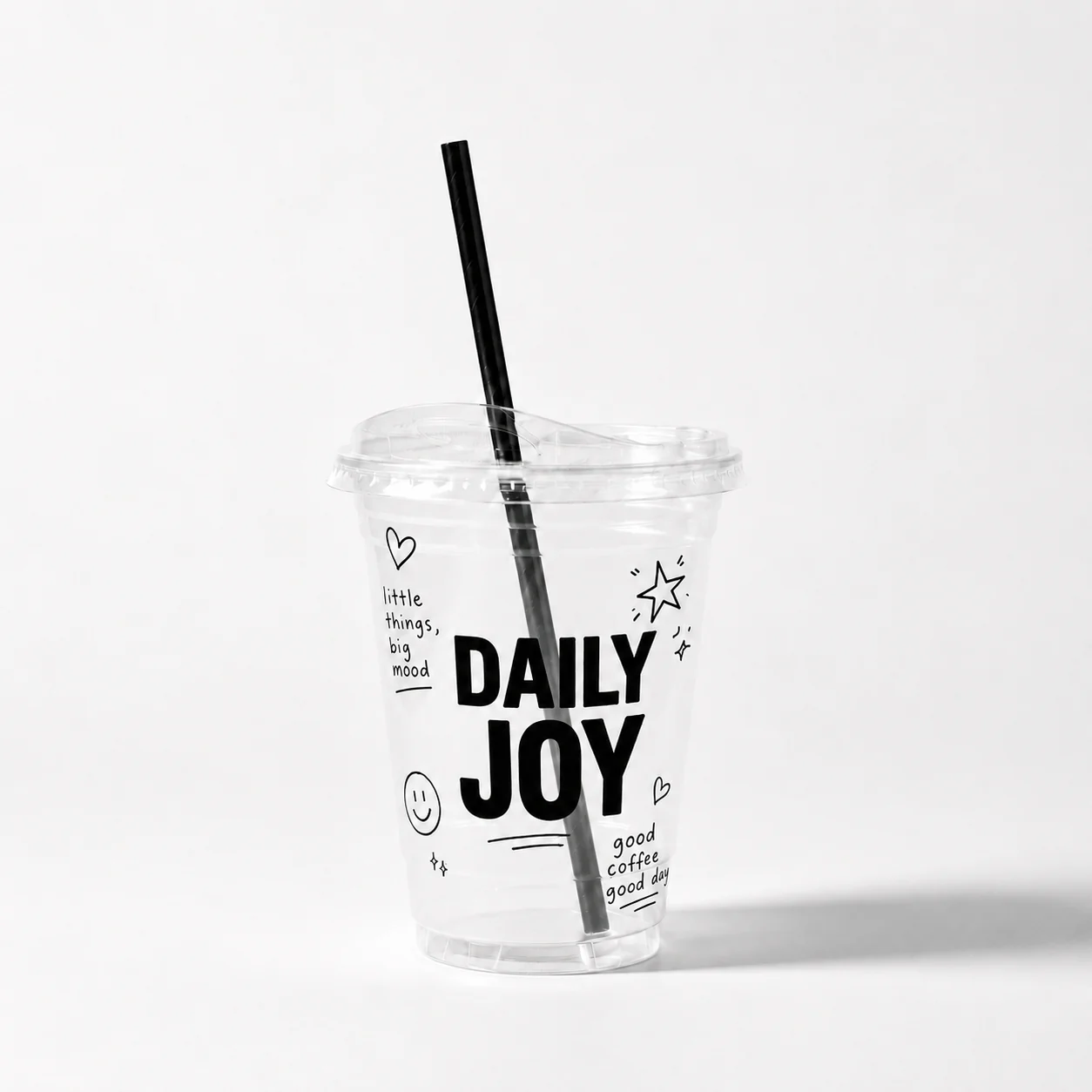 Custom Recyclable Plastic Cups with Lids
