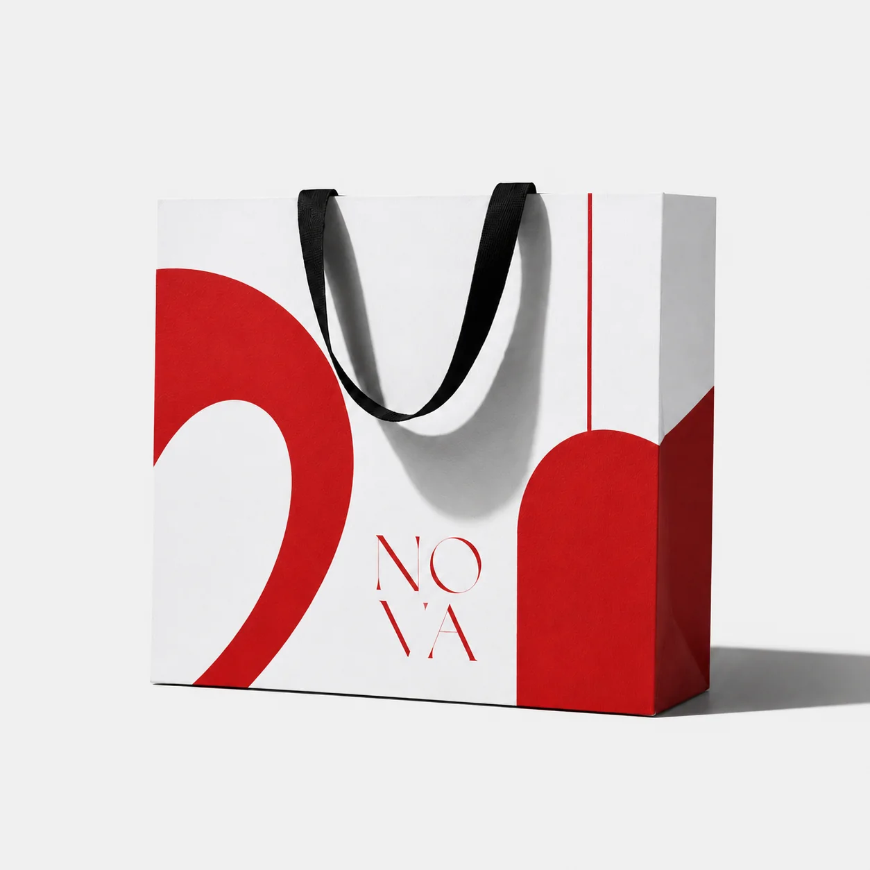 Custom Ribbon Handle Paper Bags
