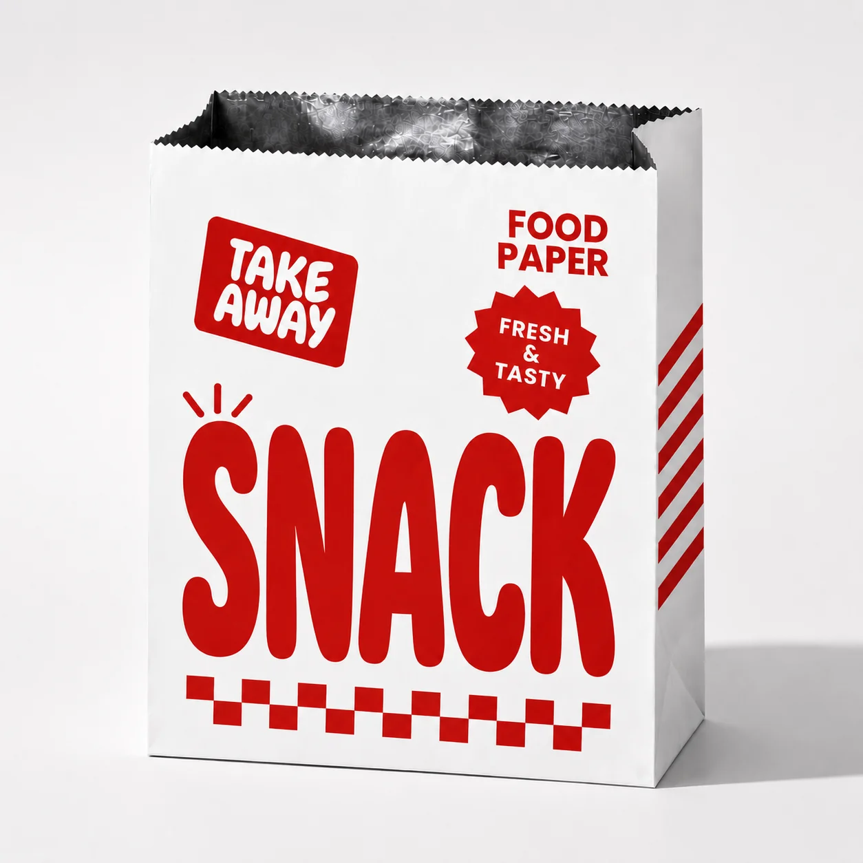 Custom Foil-Lined SOS Paper Bags