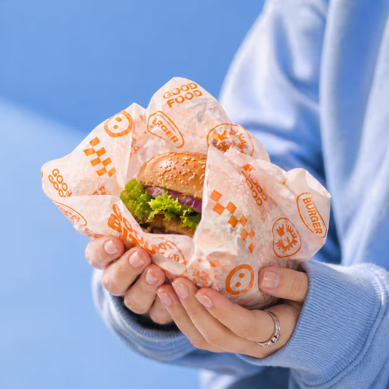 Custom Burger Wrapping Paper